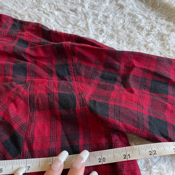 honeys red Plaid Flannel - Picture 6 of 6